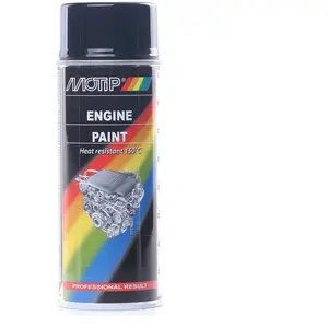 Bombe de peinture pour carter moteur noir Motip 400ml (Aérosol)