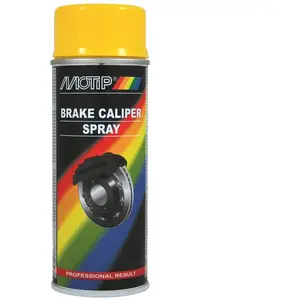 Motip Aérosol Peinture etrier de freins JAUNE - 400 ml