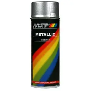Bombe de peinture motip pro metal argent aerosol 400ml (04046)