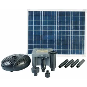 Ubbink Ensemble de panneau solaire, pompe et batterie SolarMax 2500 TU pas cher