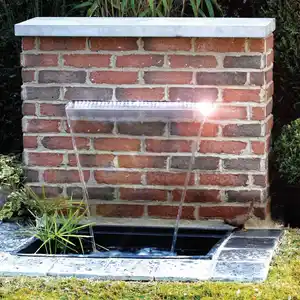 Comparateur de prix : Ubbink Cascade Niagara de jardin 60 cm Acier inox et éclairage LED TU