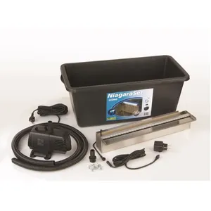 Comparateur de prix : Ubbink Ensemble De Cascade Niagara 60 Cm Led Avec Pompe 401379