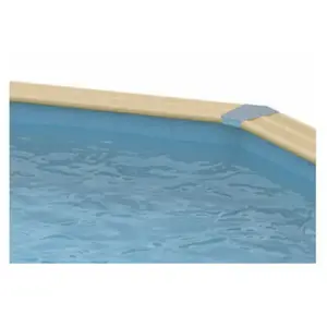 Liner 75/100ème Bleu 400x670 x H 130cm pas cher