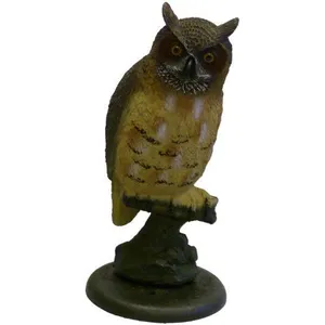 Bassin - UBBINK - Hibou décoratif - Hauteur 59 cm - Marron - PlastiqueVendu paroutiror