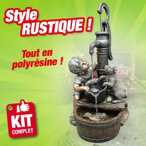 Comparateur de prix : UBBINK Fontaine de terrasse Regina avec pompe Longueur : 0.38 m, Largeur : 0.40 m
