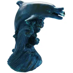 Comparateur de prix : Gargouille - UBBINK - Dauphin - Gris - 18 cm