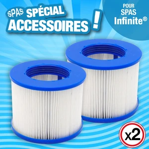 Comparateur de prix : UBBINK Cartouches de filtration - filtre pour spa gonflable - h 10 cm