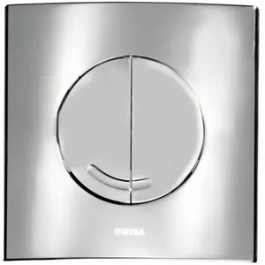 Wisa Argos Plaque de commande carré 16x16cm avec dualflush plastique c... pas cher
