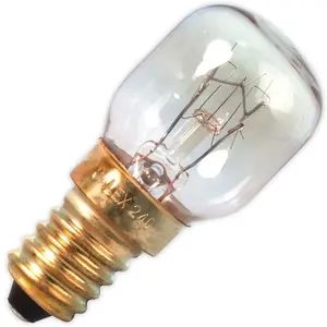 432110 Ampoule Four 300°C 240V 15W E14 transparente T22 - Calex pas cher