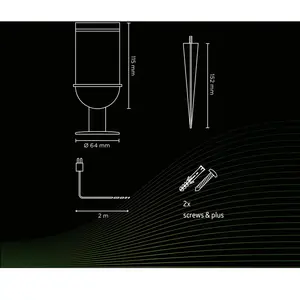 Comparateur de prix : Calex | Spot de jardin LED pour l'extérieur | 4W Ø 60mm | Smart