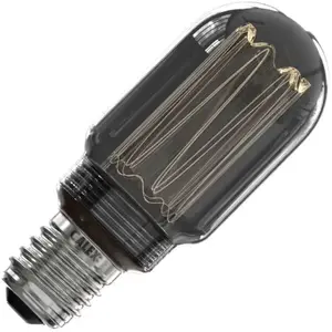 Ampoule LED Crown Tube Glassfib noir dimmable E27 Tube 4,5cm 40lm 3,5W blanc chaud Calex pas cher