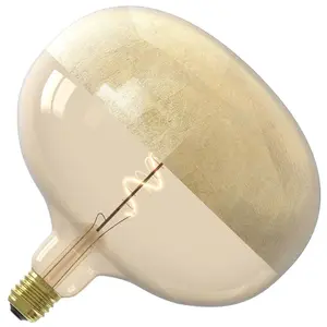 Comparateur de prix : Ampoule LED décorative XXL boden verre doré craquelé dimmable E27 4W 100lm Calex