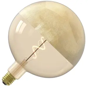 Calex led xxl kopspiegel craquele kalmar gold 4w 100l 1800k dimmable pas cher