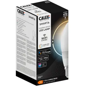 Calex | Smart | E14 fitting | Kaars B35 Softline | 4.9W | Bediening appVendu parampoulepascher