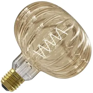 Ampoule LED à filament spirale E27 Pulse 240lm 4W blanc chaud  12,5cm Calex pas cher