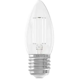 Comparateur de prix : Calex | Filament LED | Grand modèle E27 | Lampe bougie | 35mm | 4.5W