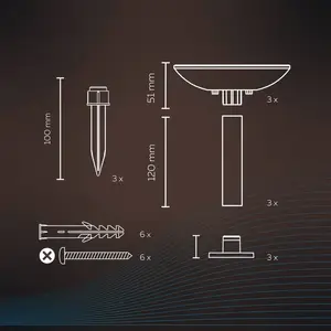 Comparateur de prix : Calex Smart Outdoor Pathlight Piquet de terre CCT RVB 3 pièces