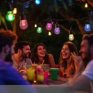 Comparateur de prix : Calex Guirlande lumineuse LED Vibey, longueur 10 m, télécommande, RGBIC,