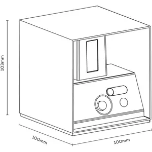 Comparateur de prix : Applique d'extérieur à LED et capteur, Up&Down, noir Calex