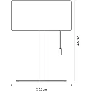 Calex lampe à poser LED rechargeable, IP44, interrupteur à tirette pas cher