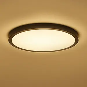 Comparateur de prix : Plafonnier LED intelligent Calex HALO Ø 40 cm noir IP54 RVB CCT