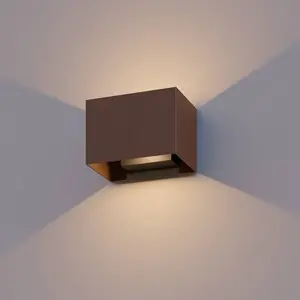 Comparateur de prix : Calex LED Wandlamp Venice - Rechthoek LED Up & Down - Verstelbare Stra...