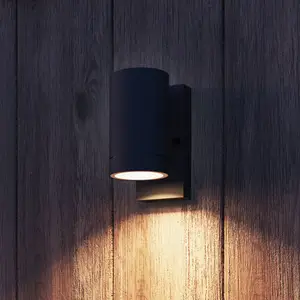 Comparateur de prix : Calex applique d'extérieur Alba GU10, downlight, noir, capteur