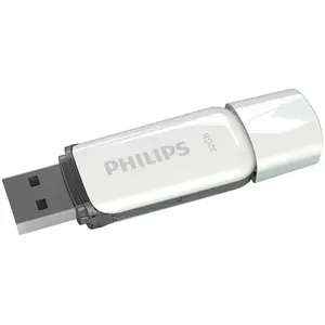 Philips Clé USB 2.0 Snow Edition - 32 Go - PHM16GBS2 - Blanc/Gris