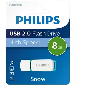 Philips Cle USB 2.0 Philips FM08FD70B Snow edition 2.0 8Go pas cher
