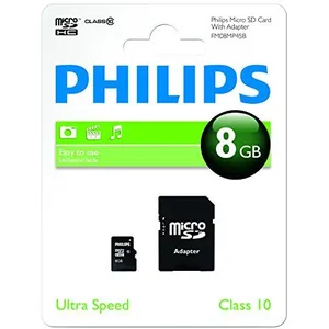 Philips FM08MP45B/10 Carte mémoire Micro SD Classe 10 8 Go