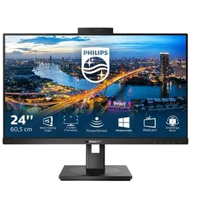 Philips 242B1H - Ecran LED - 24" - 1920 x 1080 Full HD (1080p) @ 75 Hz - IPS - 250 cd/m² - 1000:1 - 4 ms - HDMI, DVI-D, VGA, DisplayPort - haut-parleurs -Vendu parfnac