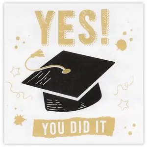 Comparateur de prix : Boland Costumes Sachet 20 Serviettes Diplome en Papier 33x33cm