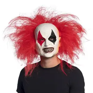 Comparateur de prix : Masque Latex avec cheveux : Clown Ruddy