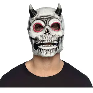 Comparateur de prix : Boland - Masque d'horreur pour adultes en latex, masque pour Halloween et carnaval, accessoire pour les costumes de fêtes à thème