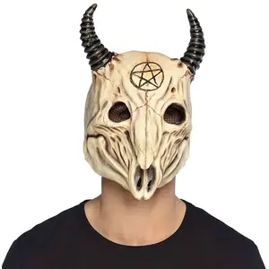 Comparateur de prix : Boland - Masque d'horreur pour adultes en latex, masque pour Halloween et carnaval, accessoire pour les costumes de fêtes à thème