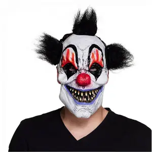 Boland Masque visage latex Scary clown - Adulte pas cher