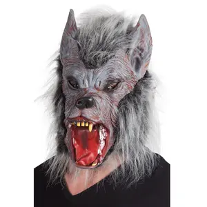 Comparateur de prix : Boland 97515 Masque loup-garou Werewolf en latex avec poils, gris, Taille unique