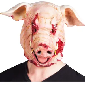 Comparateur de prix : masque latex intégral cochon sanglant - boland 97519