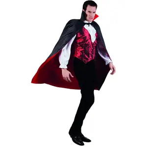 Cape de vampire réversible - BOLAND - Blanc - Polyester - Adulte