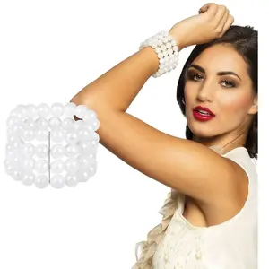 Comparateur de prix : Boland Bracelet perles blanches femme