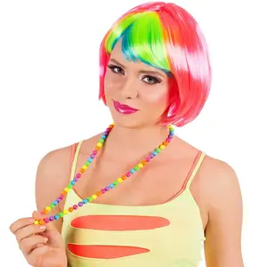 Comparateur de prix : collier arc-en-ciel rave - boland 64318