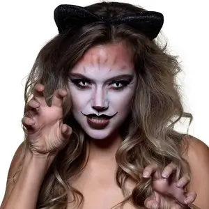 Comparateur de prix : Lentilles de contact Oeil de Chat - Boland - Blanc/Noir - Halloween et Frisson - Mixte