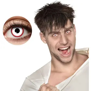 Comparateur de prix : Boland lentilles hebdomadaires Psycho silicone blanc / rouge 2 pièces