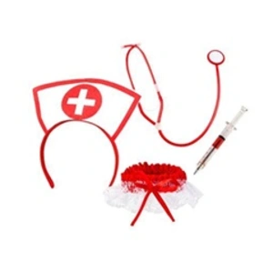 Boland set d'infirmerie polystyrène/polypropylèn rouge/blanc 4 pièces