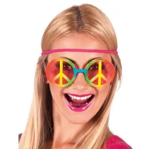 Comparateur de prix : Boland Lunettes hippie peace and love adulte Années 60 / Hippie