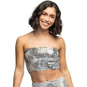 Comparateur de prix : Top Sparkle argent - M/L stretch
