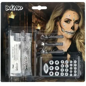Boland set de maquillage diamond skull nude