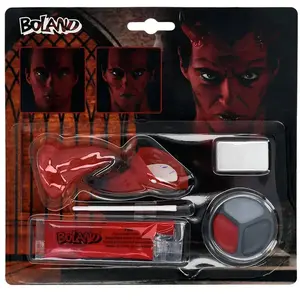 Comparateur de prix : Kit de Maquillage Diable - BOLAND - Pour un maquillage réaliste et effrayant