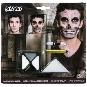 Comparateur de prix : Kit de Maquillage Squelette - BOLAND - Mixte - Adulte - Noir