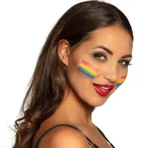 Comparateur de prix : Stick Maquillage 6 en 1 - BOLAND - Arc-en-ciel aille Unique - Blanc - Mixte - Adulte